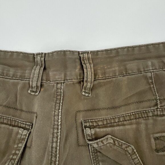 Adam Levine Cargo Shorts Men 40 Olive Green 100% Cotton Mid-Rise Classic Outdoor - Picture 15 of 16